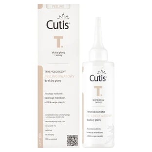 Cutis T, exfoliante tricológico ácido para el cuero cabelludo, 100 ml