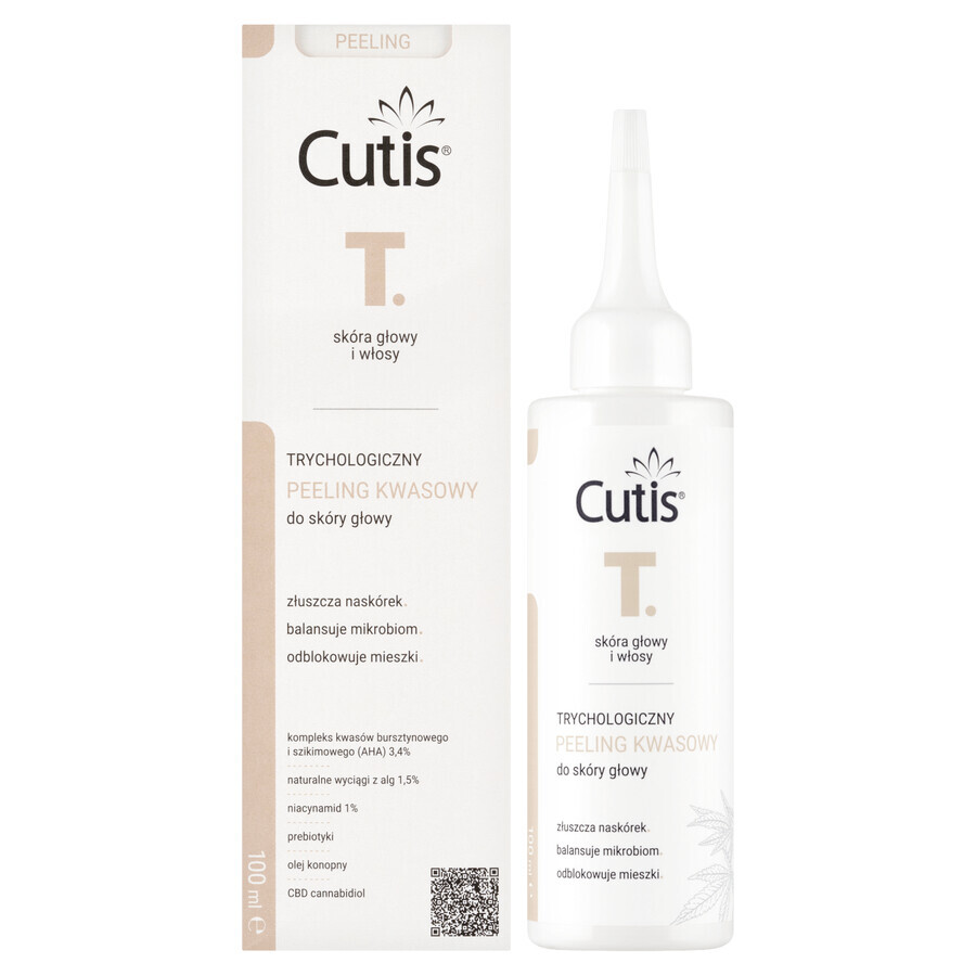 Cutis T, gommage trichologique du cuir chevelu, 100 ml
