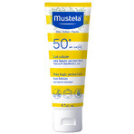 Mustela Sun Fun In The Sun Travel Pack, lait solaire, SPF 50, 40 ml + stick solaire, SPF 50, 9 ml