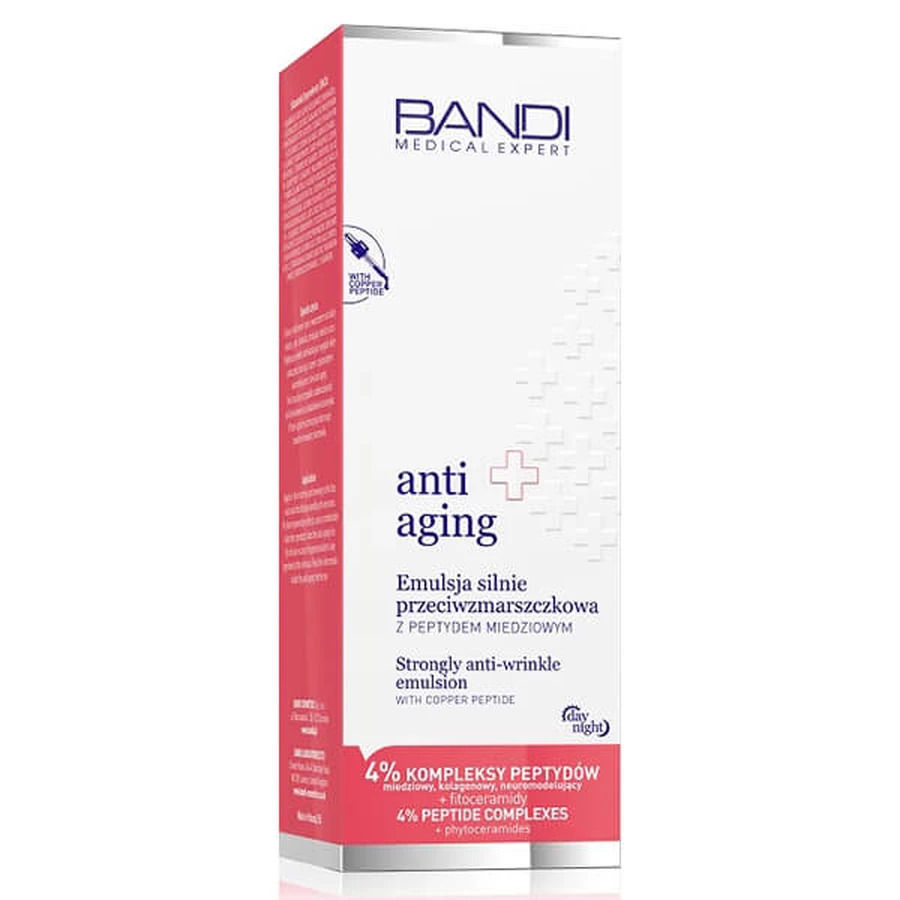 Medical Expert Anti-Aging, potent anti-wrinkle emulsion with copper peptide, 50 ml