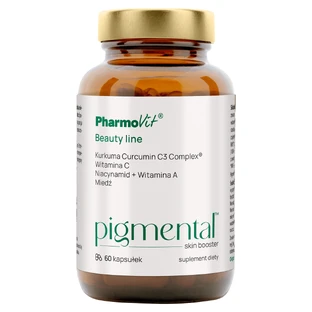 PharmoVit Potenciador pigmentario de la piel Beauty line, 60 cápsulas