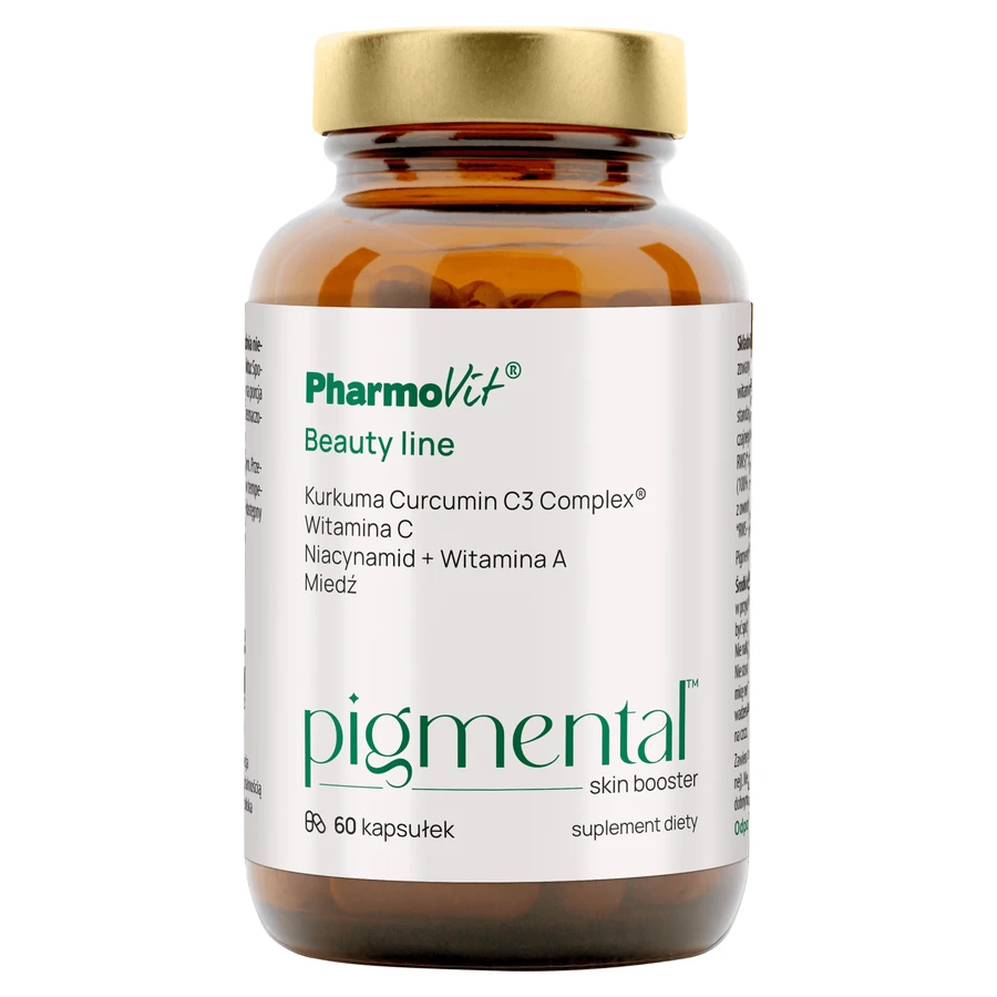 PharmoVit Potenciador pigmentario de la piel Beauty line, 60 cápsulas