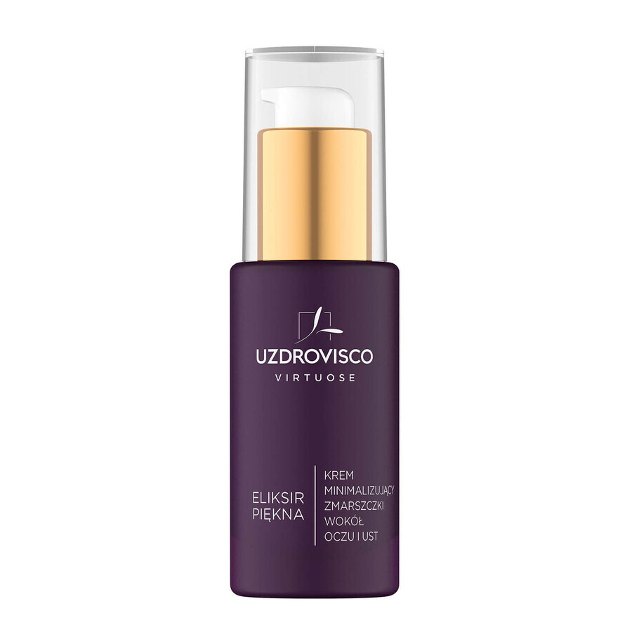 Uzdrovisco Virtuose Beauty Elixir set, Crème anti-rides pour les yeux et les lèvres, 30 ml + sérum rajeunissant global, 30 ml