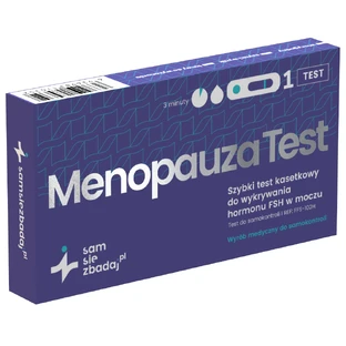 Zelftest Menopauze Test, sneltest voor de detectie van FSH hormoon in urine, cassette, 1 stuk