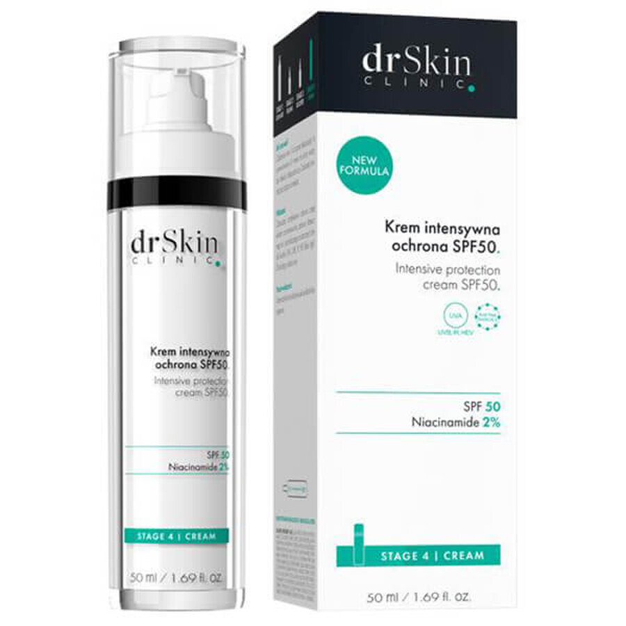 Dr Skin Clinic, crema de protección intensiva, FPS 50, 50 ml