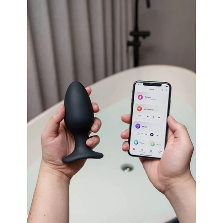 Lovense Hush 2, plug anal controlado por app, L