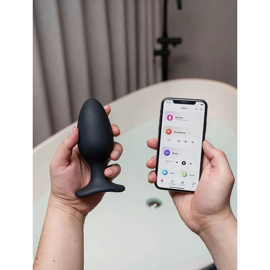 Lovense Hush 2, plug anal controlado por app, L