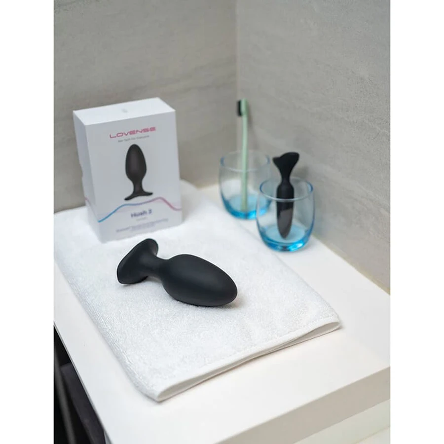 Lovense Hush 2, plug anal controlado por app, L