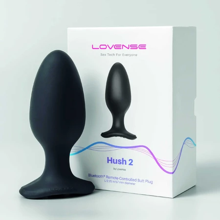 Lovense Hush 2, plug anal controlado por app, L