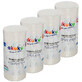 Akuku set, disposable bamboo towels for babies and children, 18 x 25 cm, in roll, 4 x 100 pieces
