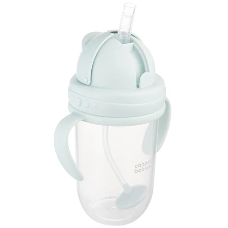 Canpol Bebés, vaso gotero con tubo y pesa, verde, 56/623, a partir de 6 meses, 270 ml