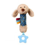 BabyOno, Quietschspielzeug mit Beißring, Dog Willy, ab 3 Monaten BabyOno, Quietschspielzeug mit Beißring, Dog Willy, ab 3 Monaten