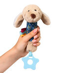 BabyOno, Quietschspielzeug mit Beißring, Dog Willy, ab 3 Monaten BabyOno, Quietschspielzeug mit Beißring, Dog Willy, ab 3 Monaten