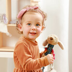 BabyOno, Quietschspielzeug mit Beißring, Dog Willy, ab 3 Monaten BabyOno, Quietschspielzeug mit Beißring, Dog Willy, ab 3 Monaten