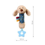 BabyOno, Quietschspielzeug mit Beißring, Dog Willy, ab 3 Monaten BabyOno, Quietschspielzeug mit Beißring, Dog Willy, ab 3 Monaten