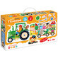 CzuCzu Moto Puzzle Traktor, Puzzle f&#252;r Kinder, 2-3 Jahre, 24 Elemente