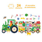 CzuCzu Moto Puzzle Traktor, Puzzle für Kinder, 2-3 Jahre, 24 Elemente CzuCzu Moto Puzzle Traktor, Puzzle für Kinder, 2-3 Jahre, 24 Elemente