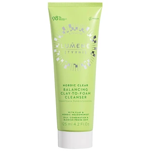 Lumene Nordic Clear Tyyni, nettoyant crémeux normalisant pour le visage, 125 ml
