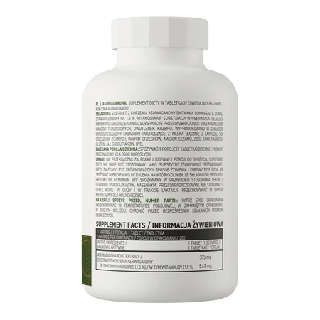 OstroVit Ashwagandha, 200 Tabletten