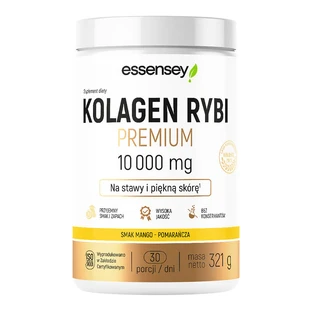 Essensey Premium Viscollageen 10.000 mg, mango-sinaasappel, 321 g