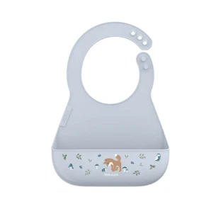 Bavette en silicone pour table d'enfant, Forest Friends, Little Dutch