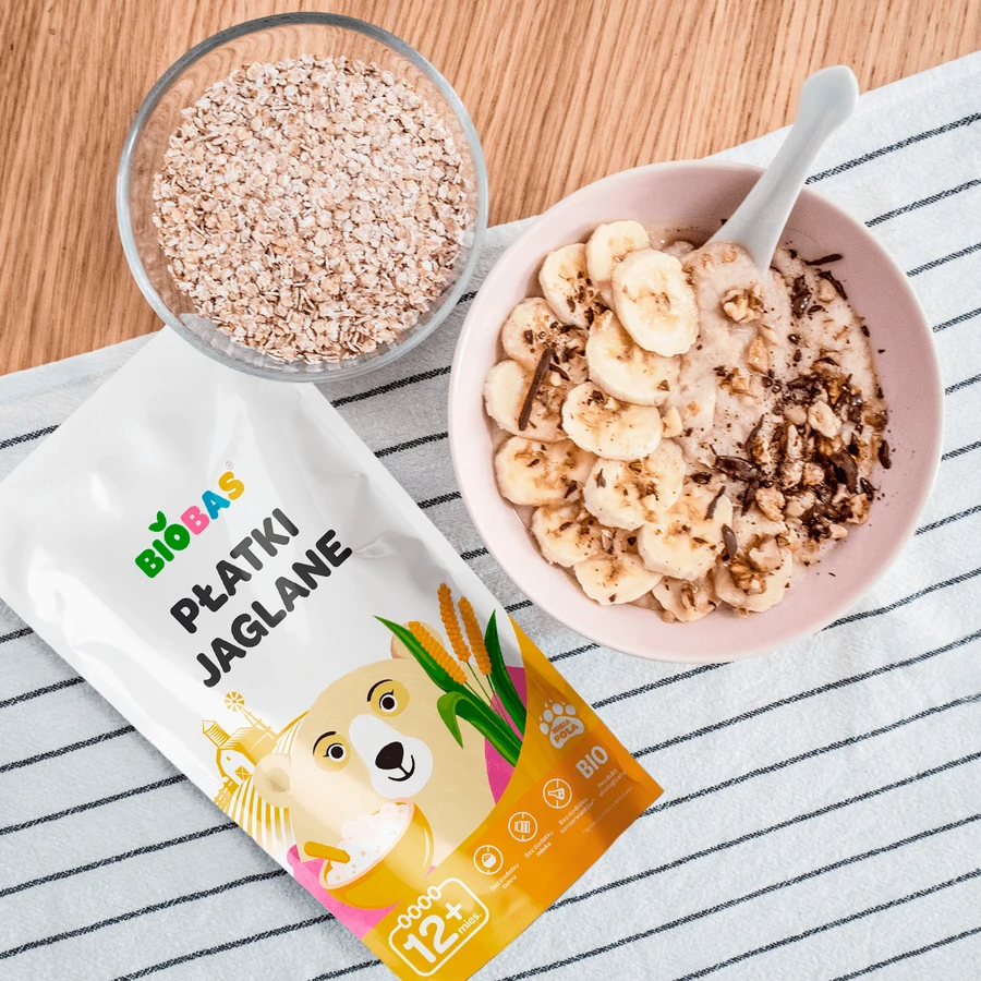 BioBas Buchweizenflocken Bio, ohne Zuckerzusatz, ab 12 Monaten, 220 g