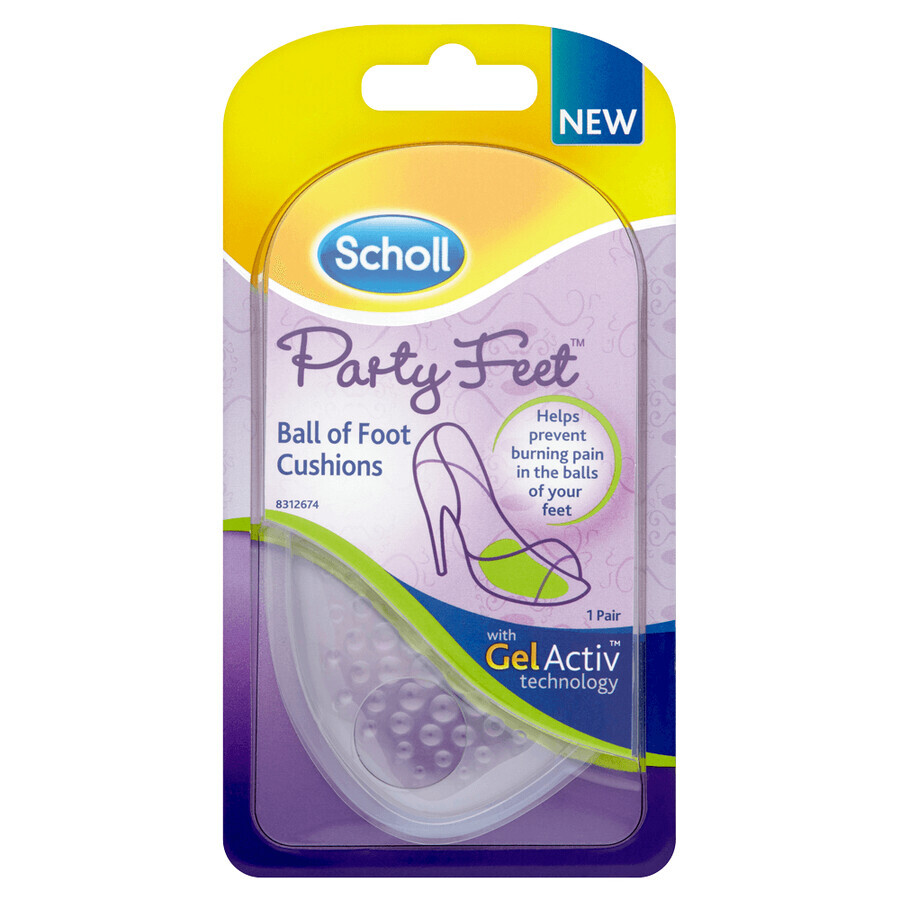 Piedi da festa in gel, 1 paio, Scholl