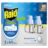 Raid Family, Insektizid zur Mückenabwehr, Ersatz, 2 x 27 ml