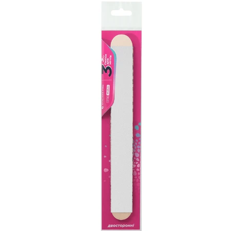Staleks, juego completo de limas de uñas con base de madera, PapmAm Mix 180/240, 3 piezas