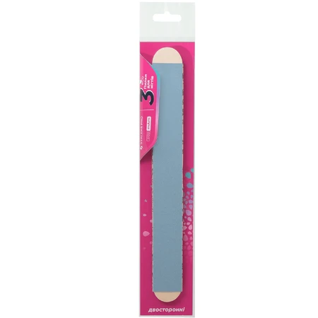 Staleks, juego completo de limas de uñas con base de madera, PapmAm Mix 180/240, 3 piezas