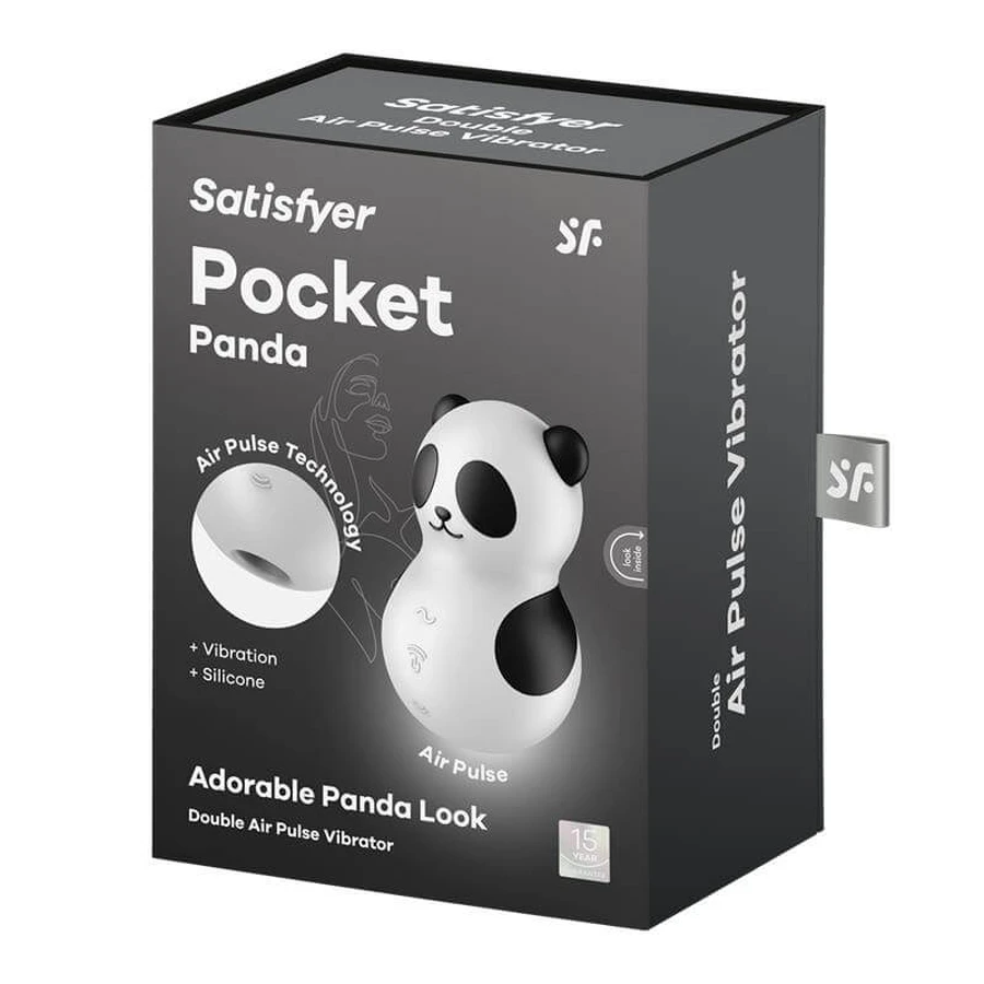 Satisfyer Pocket Panda, air vibrator, 1 piece