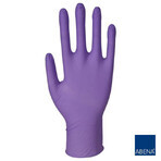 Abena, guantes de nitrilo, no estériles, sin polvo, violeta, talla XS, 100 unidades Abena, guantes de nitrilo, no estériles, sin polvo, violeta, talla XS, 100 unidades