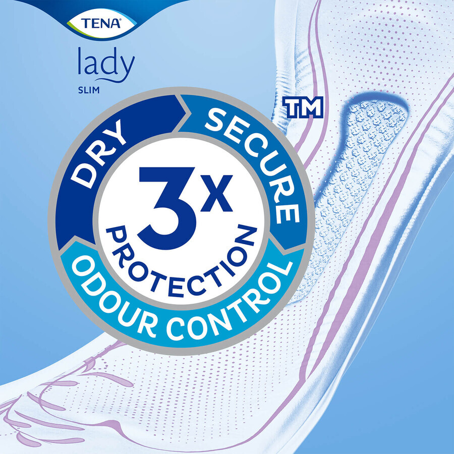 Tena Lady set, specialty sanitary napkins, Maxi, 4 x 12 pieces