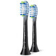 Philips, Sonicare C3 Premium Plaque Defence replacement toothbrush tips, black, 2 pieces
