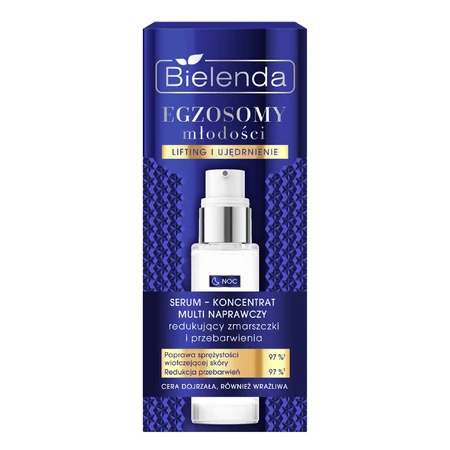 Bielenda Exosomes of Youth, multi-repair serum-concentrate for night, reducing wrinkles and discoloration, 30 ml