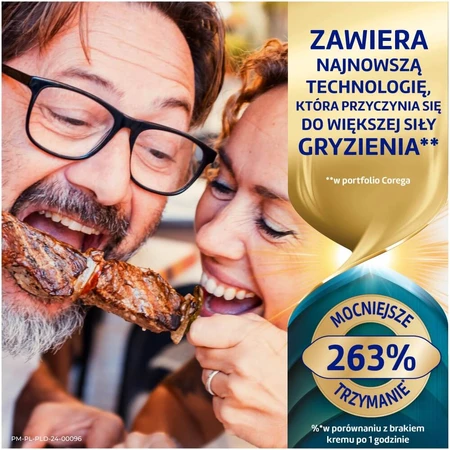 Corega Power Max Supreme All-In 1, crema fijadora para dentaduras postizas, neutro, 40 g