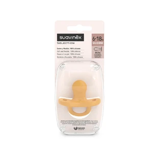 Chupete de silicona SX Pro Colour Essence, 6-18 meses, Amarillo mostaza, Suavinex