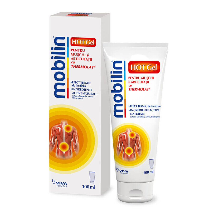 Gel muscolare e articolare, 100 ml, Mobilin Hot