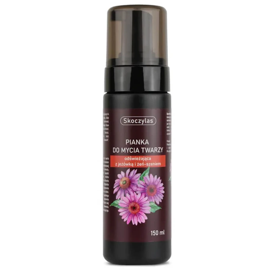 Skoczylas, refreshing facial cleansing foam with echinacea and ginseng, 150 ml