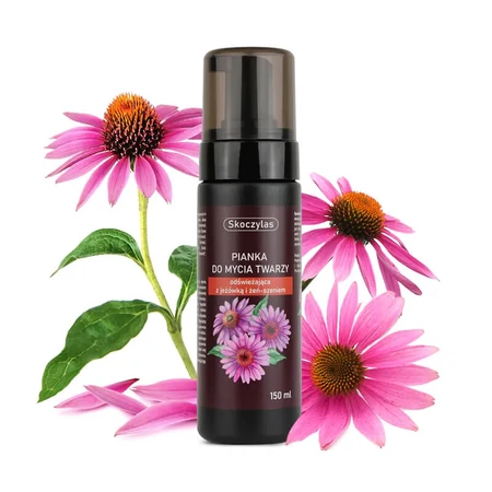 Skoczylas, refreshing facial cleansing foam with echinacea and ginseng, 150 ml