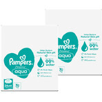 Pampers Harmonie Aqua set, vochtige doekjes, 2 x (24 x 48 stuks)