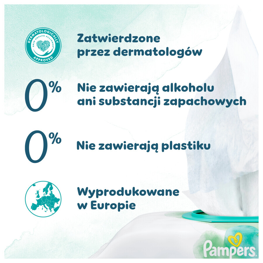 Pampers Harmonie Aqua set, vochtige doekjes, 2 x (24 x 48 stuks)