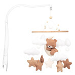 Neno Tedi, carrusel de cuna con soporte de fijación, 1 ud. Neno Tedi, carrusel de cuna con soporte de fijación, 1 ud.