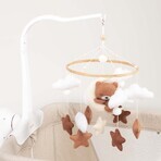 Neno Tedi, carrusel de cuna con soporte de fijación, 1 ud. Neno Tedi, carrusel de cuna con soporte de fijación, 1 ud.