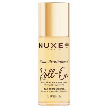 Nuxe Huile Prodigieuse, aceite seco para cuerpo, rostro y cabello, roll-on, 60 ml