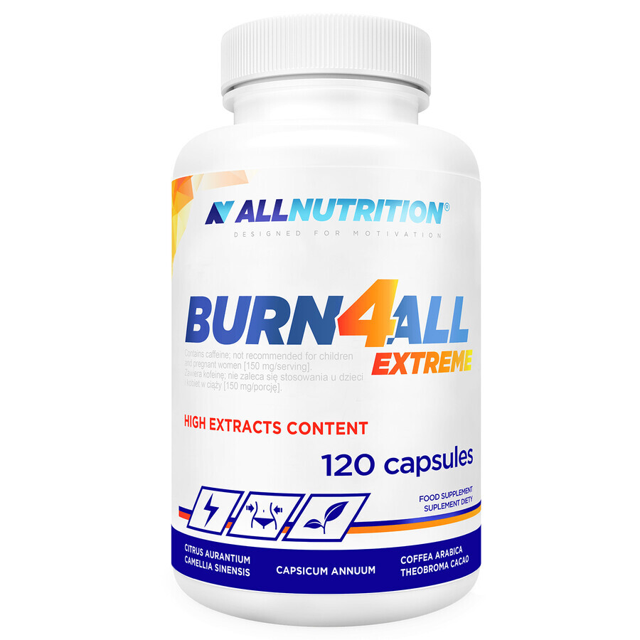 Allnutrition Burn4All Extreme, 120 Kapseln