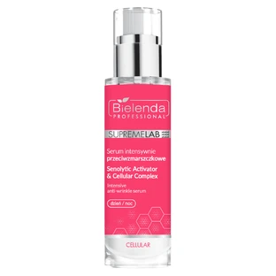 Bielenda Professional SupremeLab Activador Senolítico Celular & Complejo Celular, suero antiarrugas intensivo, día y noche, 30 ml