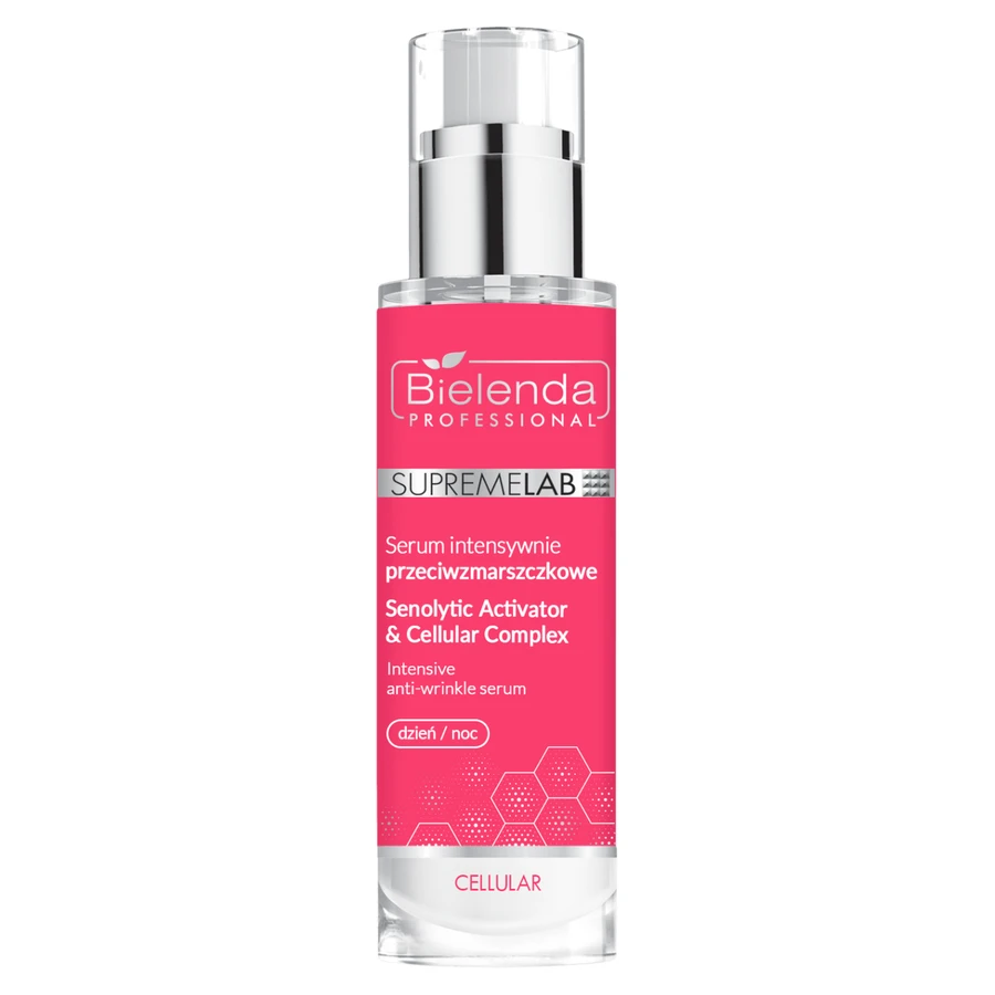 Bielenda Professional SupremeLab Activador Senolítico Celular & Complejo Celular, suero antiarrugas intensivo, día y noche, 30 ml