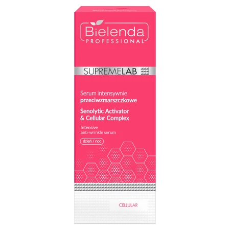 Bielenda Professional SupremeLab Activador Senolítico Celular & Complejo Celular, suero antiarrugas intensivo, día y noche, 30 ml