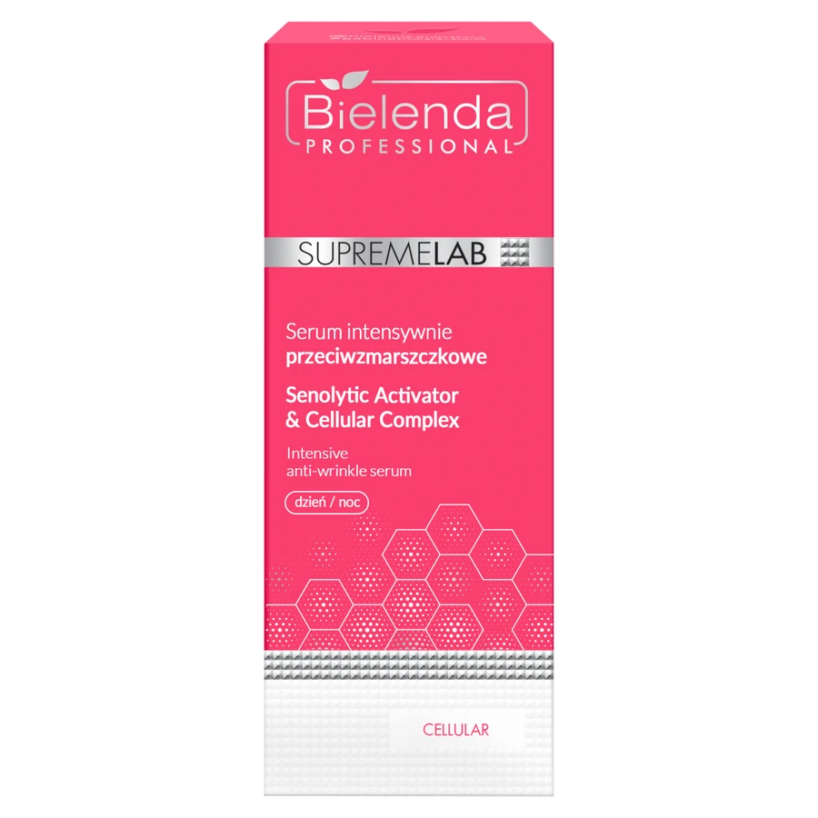 Bielenda Professional SupremeLab Activador Senolítico Celular & Complejo Celular, suero antiarrugas intensivo, día y noche, 30 ml